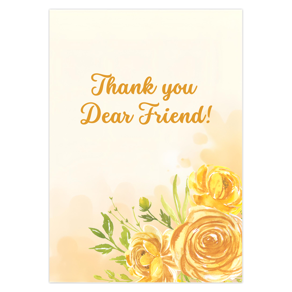“Thank You, Dear Friend” Bible Verse Card Packs (5,10, 25 ct. pks) — 5″ × 7″ - Image 9