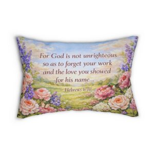 Personalized [Name] Comfort Bible Verse  - Lumbar Pillow
