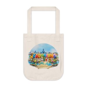 JW Cute Global Kids Characters - Host City International Convention Organic Canvas Tote Bag
