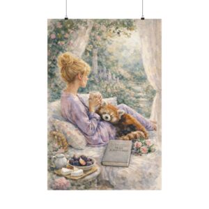 Lady & Red Garden Moments Matte Vertical Posters