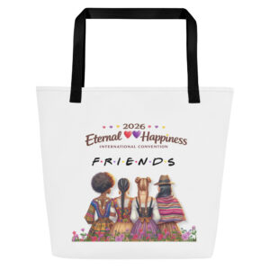 2026 Eternal Happiness Convention “Friends” All-Over Print Large Tote Bag