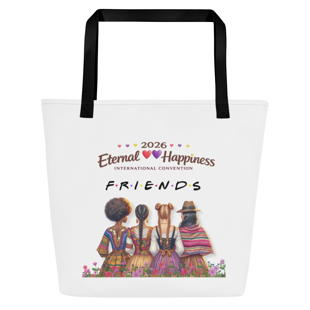 2026 Eternal Happiness Convention “Friends” All-Over Print Large Tote Bag