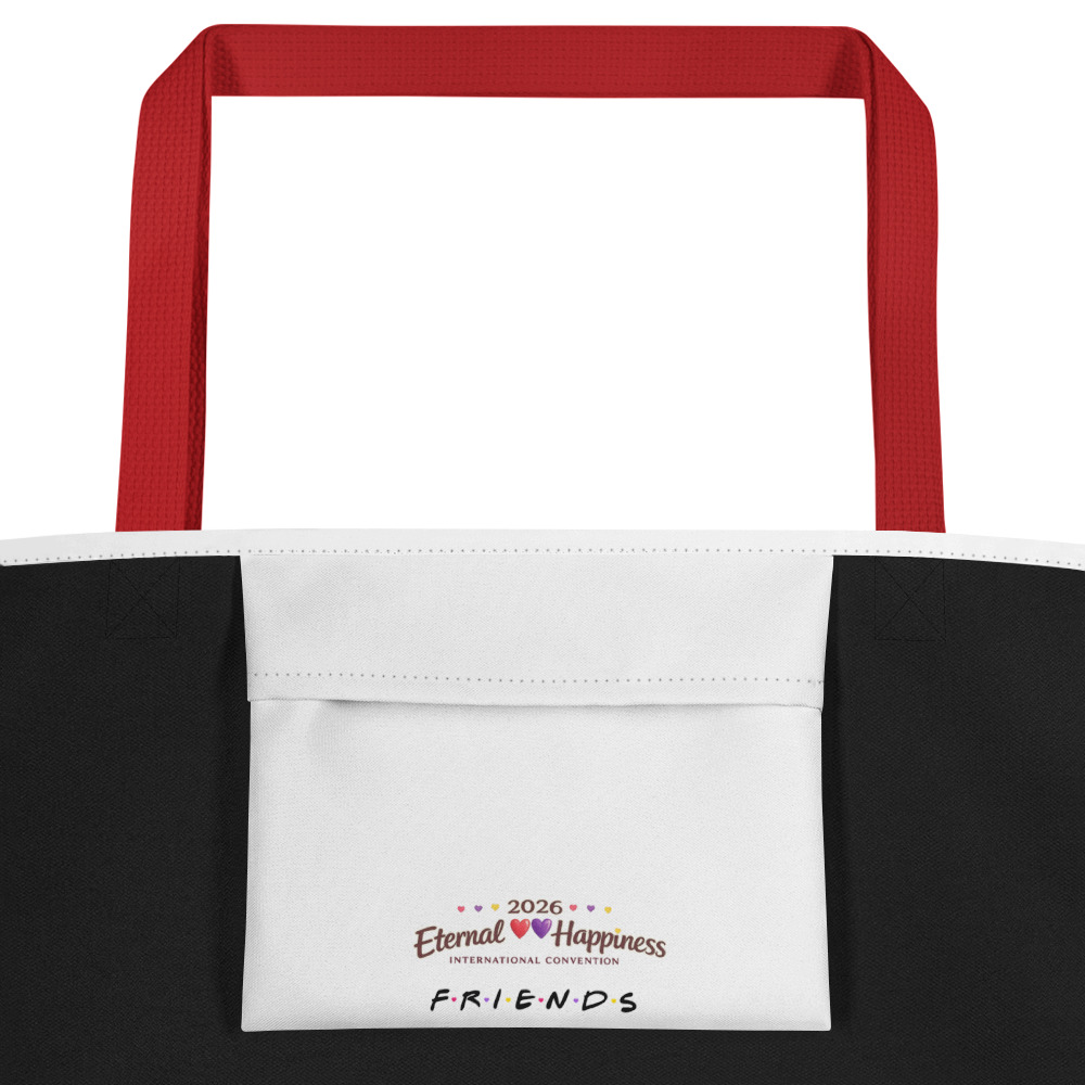 2026 Eternal Happiness Convention “Friends” All-Over Print Large Tote Bag - Image 6