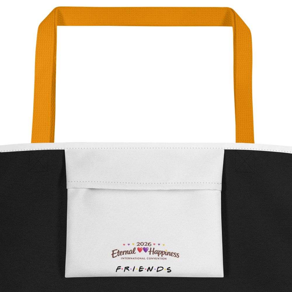 2026 Eternal Happiness Convention “Friends” All-Over Print Large Tote Bag - Image 9
