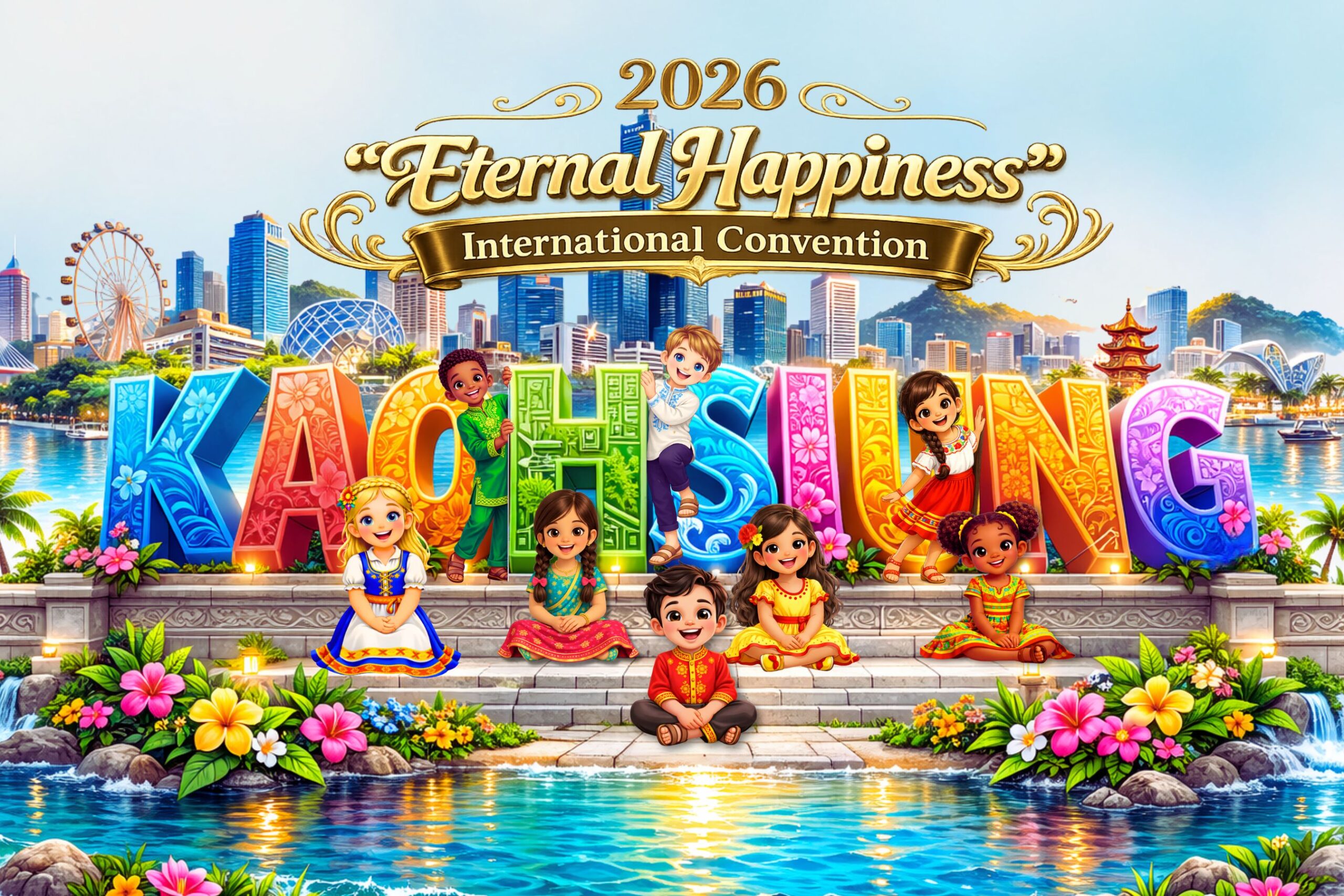 2026 Eternal Happiness Convention "Joyful Global JW Kids" Postcard Bundles (envelopes not included) - Image 8