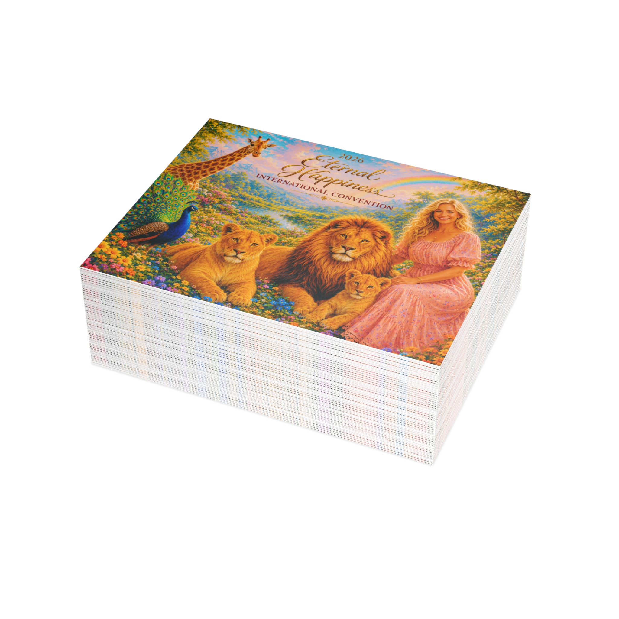 International Delegate Custom Paradise Artwork Postcard Bundles (envelopes not included) - Image 4