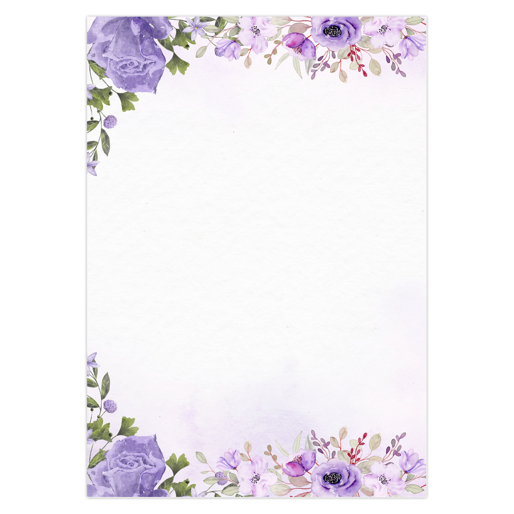 Lavender Blooms Sympathy Greeting Card Bible Verse Folded Cards - Image 3