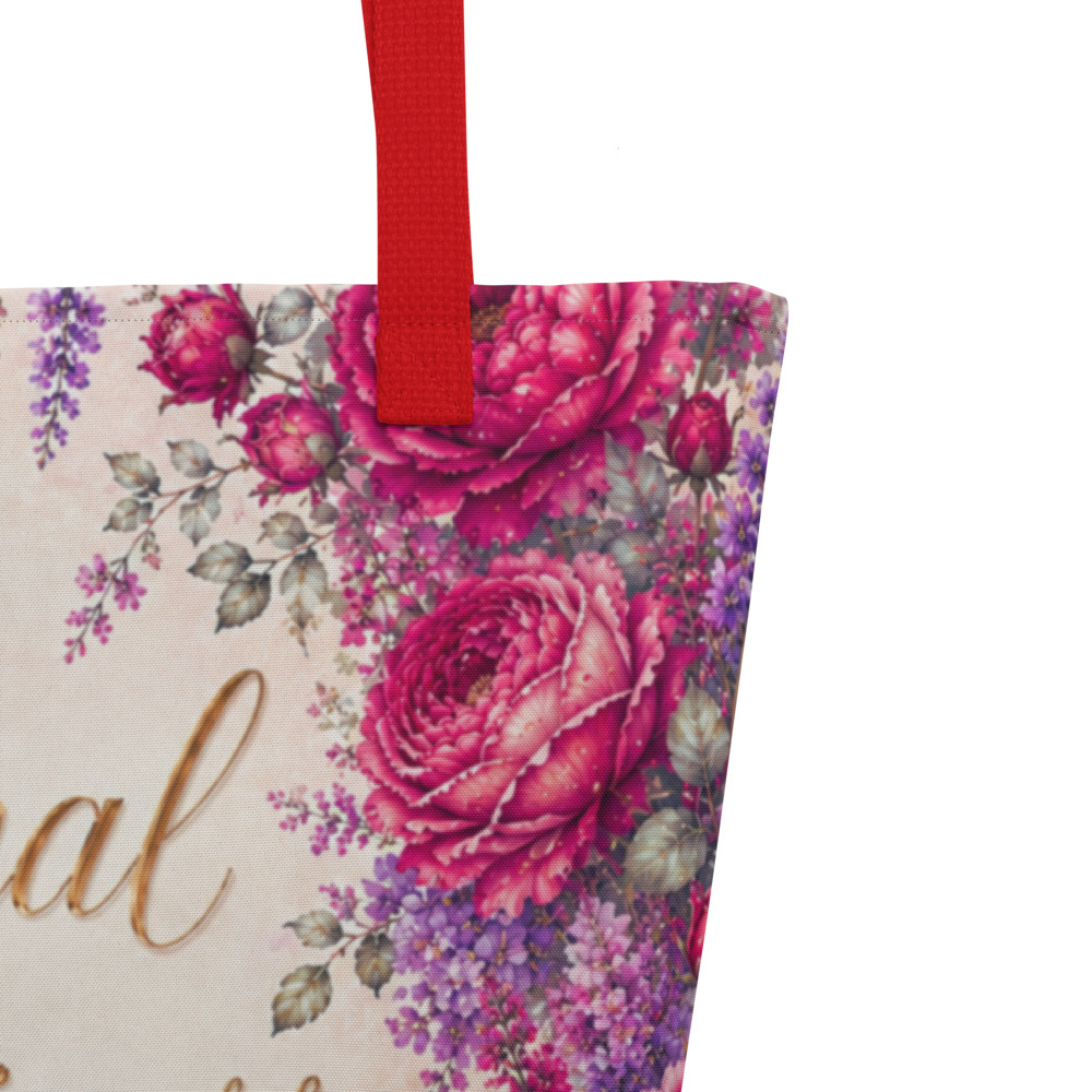 “Eternal Happiness” Garden Convention Theme Tote Bag – Floral Collection - Image 10