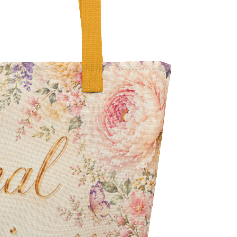 “Eternal Happiness” Garden Convention Theme Tote Bag – Floral Collection - Image 5