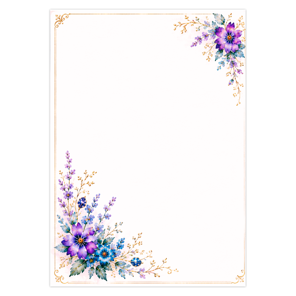 “Missing You, Friend” Floral Tea Garden JW Greeting Card – Romans 1:11, 12 - Image 4
