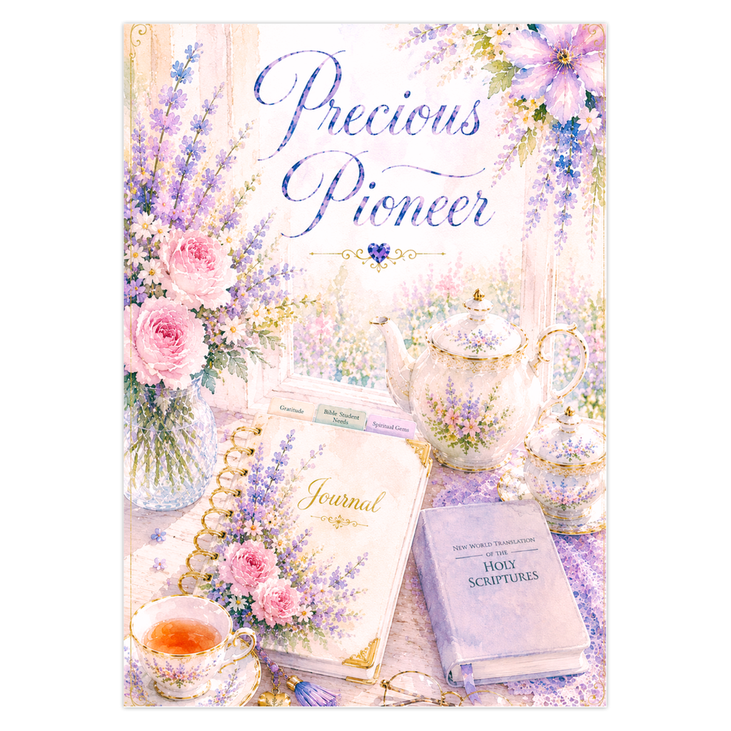 Precious Pioneer Greeting Card | Floral Scripture Keepsake Card - Image 3