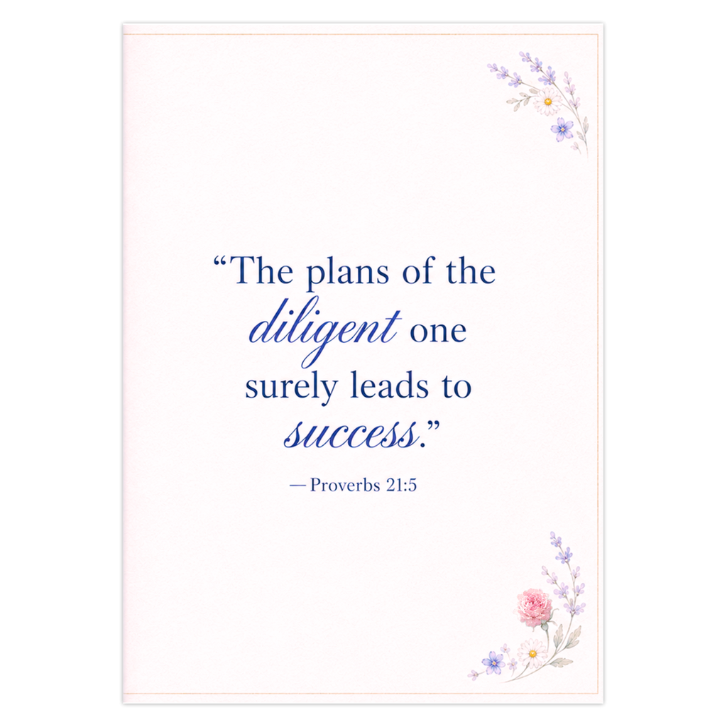 Precious Pioneer Greeting Card | Floral Scripture Keepsake Card - Image 5