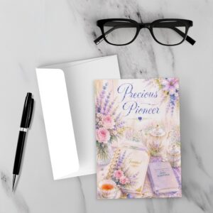 Precious Pioneer Greeting Card | Floral Scripture Keepsake Card