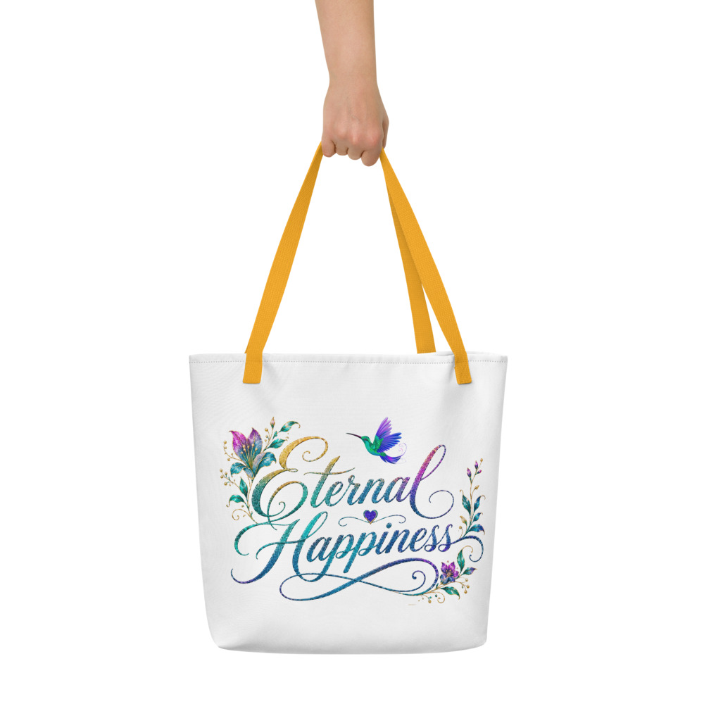 2026 Convention Theme | Eternal Happiness Floral Everyday Tote Bag - Image 2