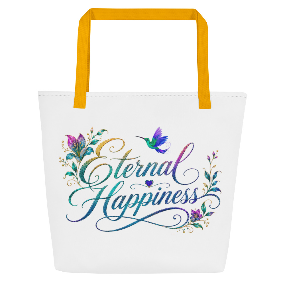2026 Convention Theme | Eternal Happiness Floral Everyday Tote Bag - Image 3