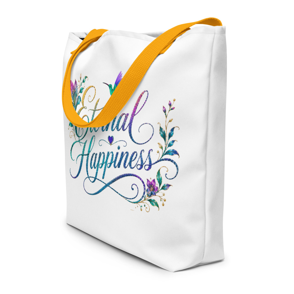 2026 Convention Theme | Eternal Happiness Floral Everyday Tote Bag - Image 4