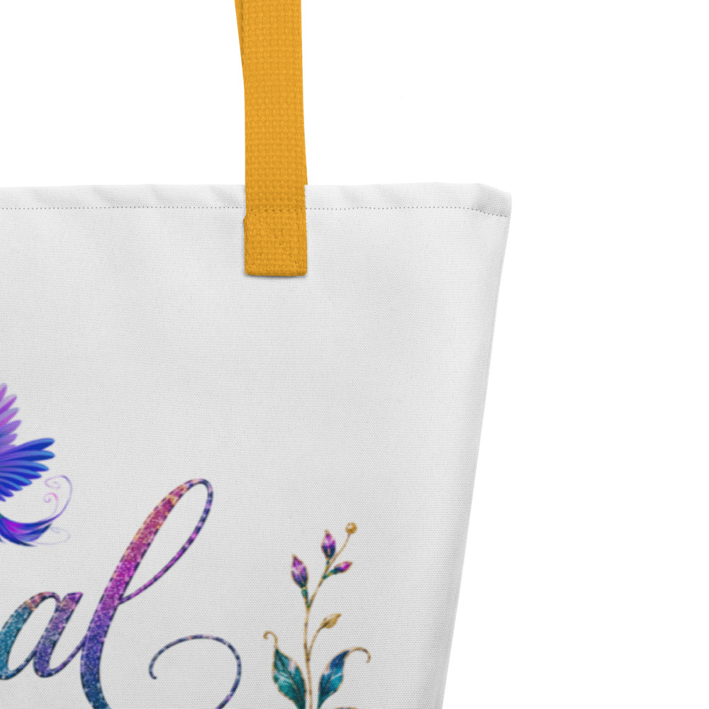 2026 Convention Theme | Eternal Happiness Floral Everyday Tote Bag - Image 6