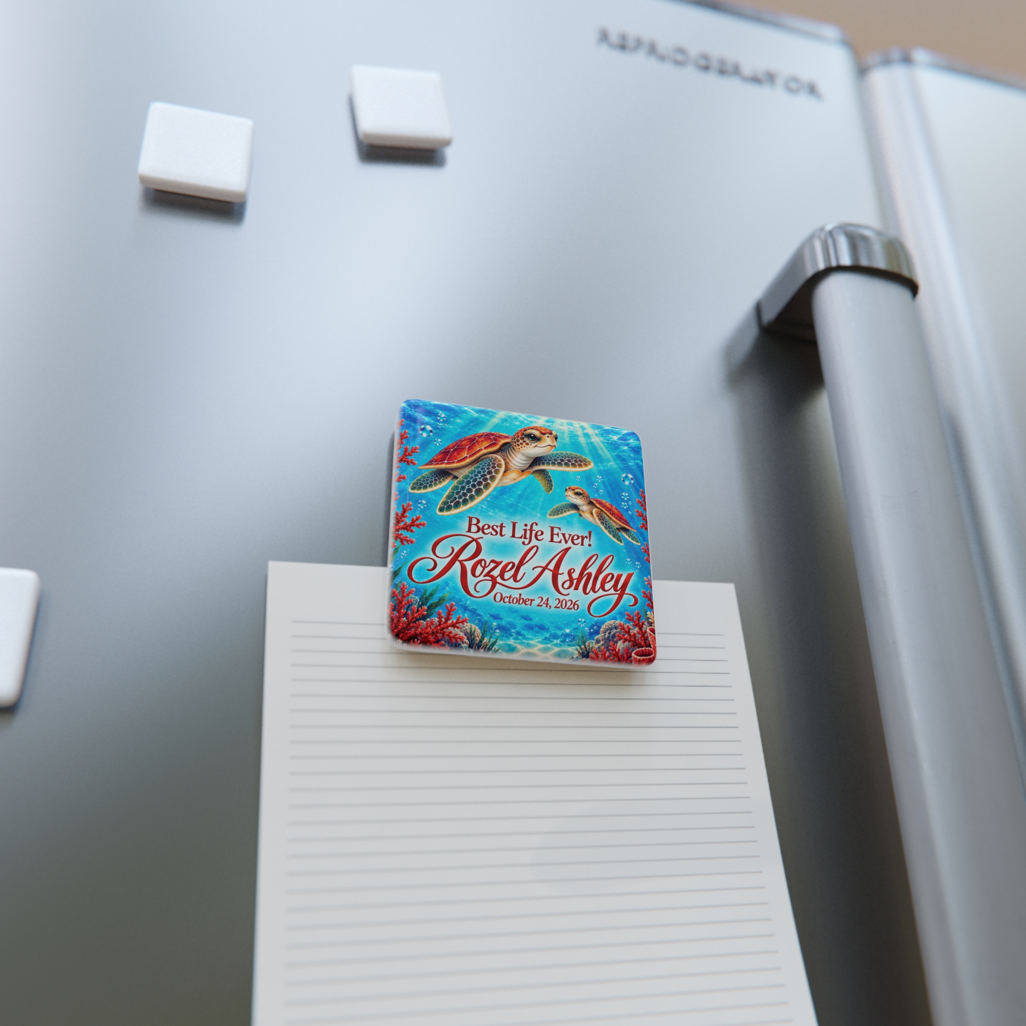 Custom Porcelain Magnet, Square - Image 4
