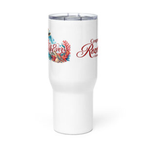 Custom Artwork & Personalized Baptism 25 oz. Travel Gift Mug with a handle